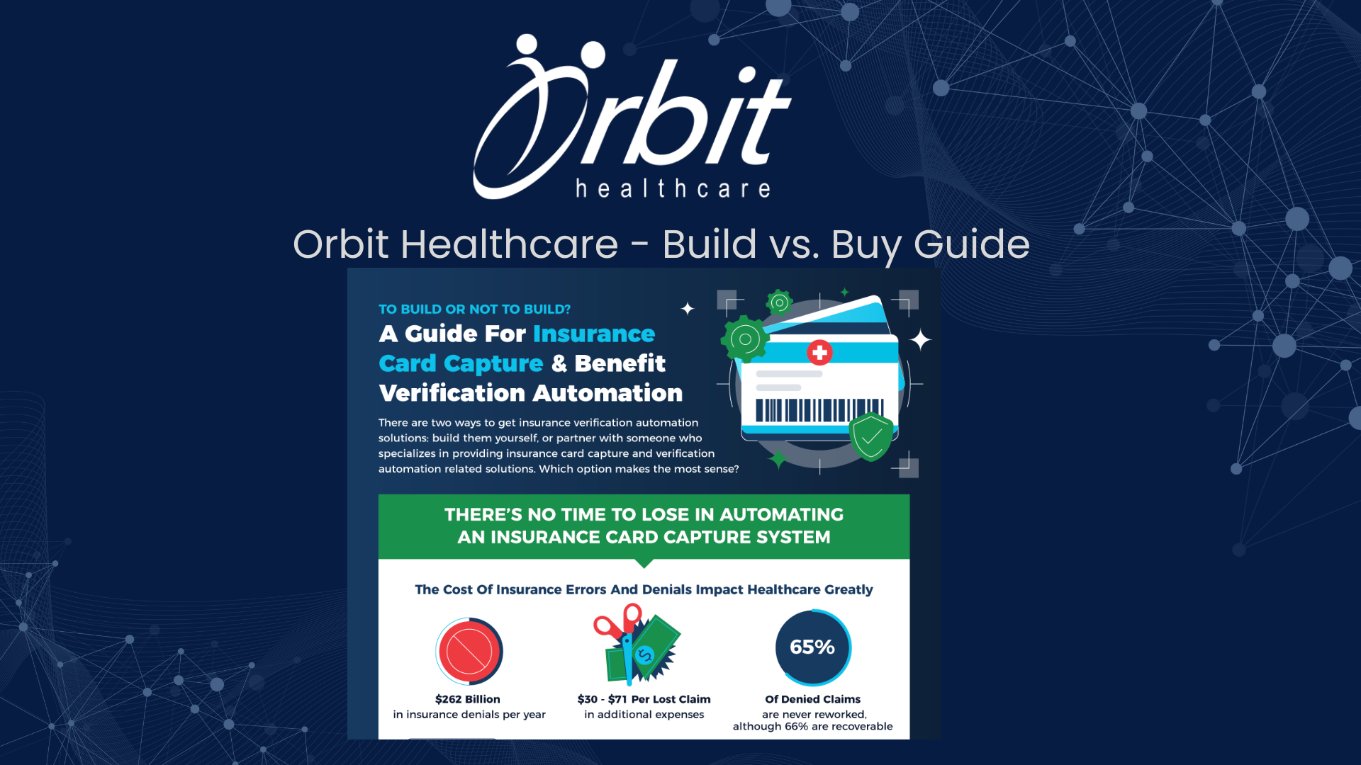 Orbit Healthcare Build vs Buy Guide