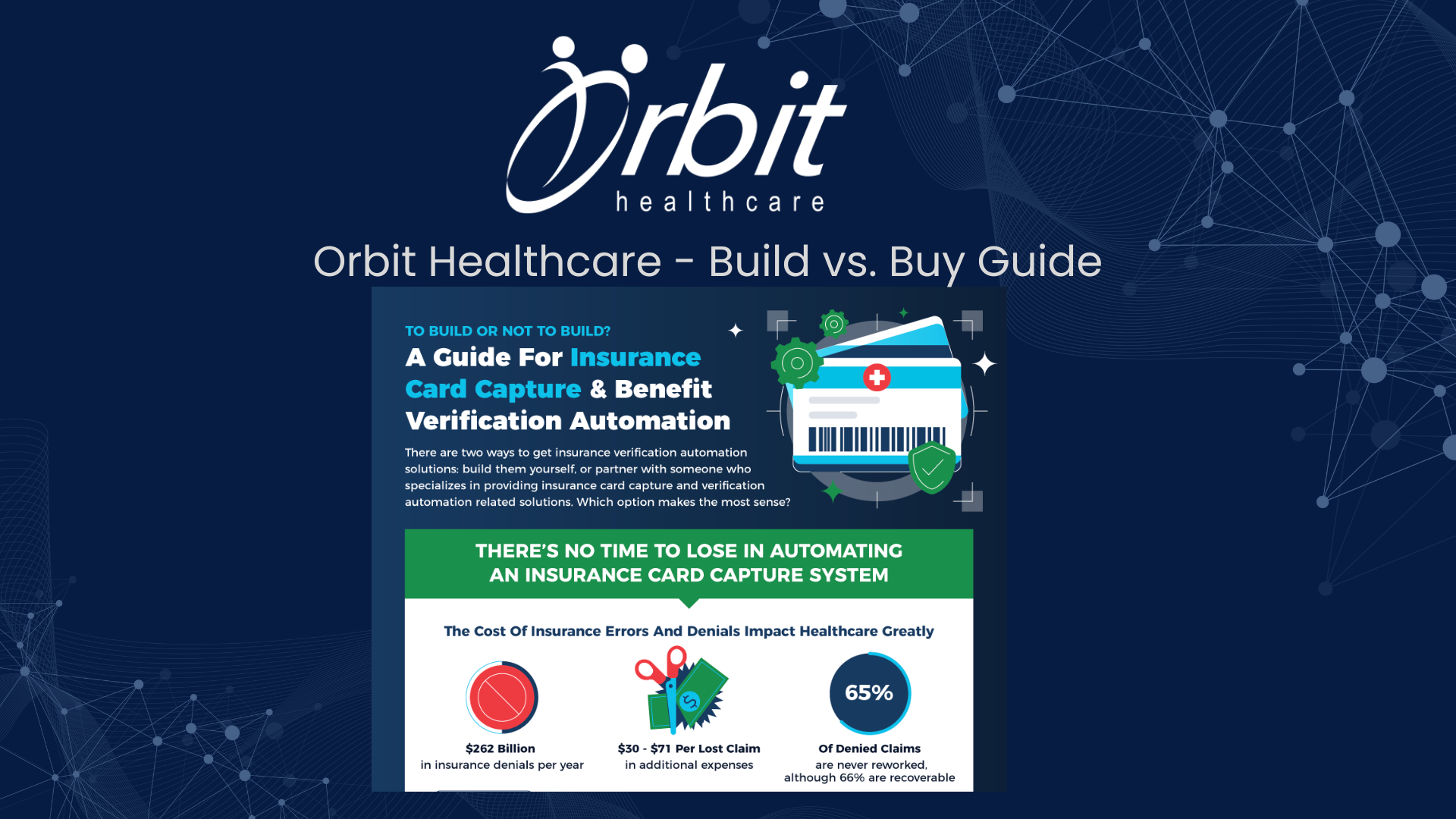 orbit healthcare build vs buy guide