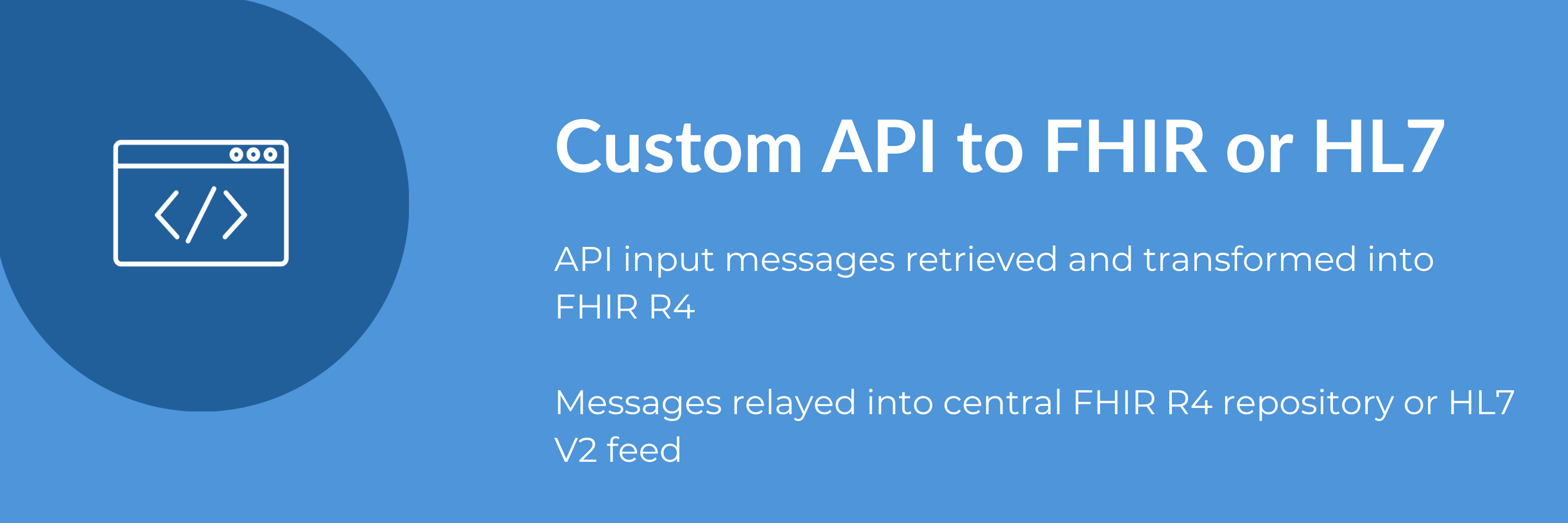 custom api to fhir or hl7 - orbit hc